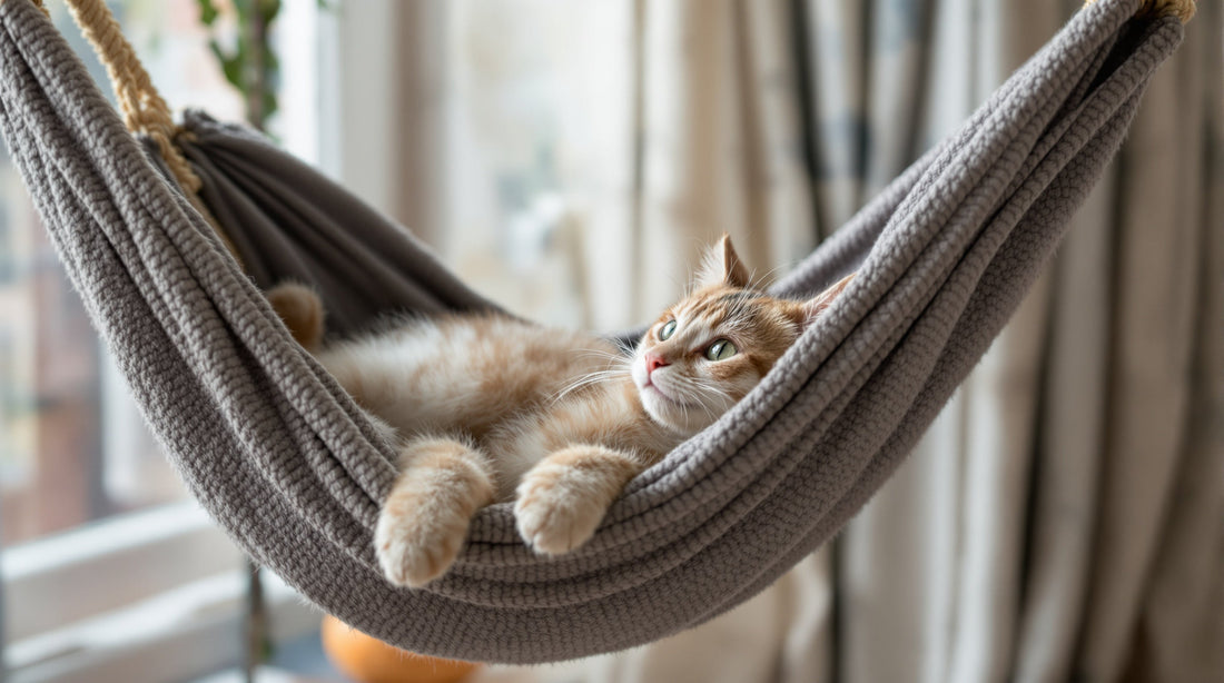 Pourquoi offrir un hamac à son chat ? Les 7 bienfaits insoupçonnés